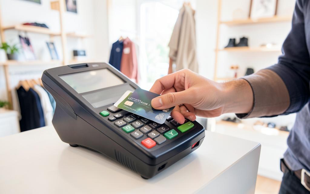 In-store checkout setup